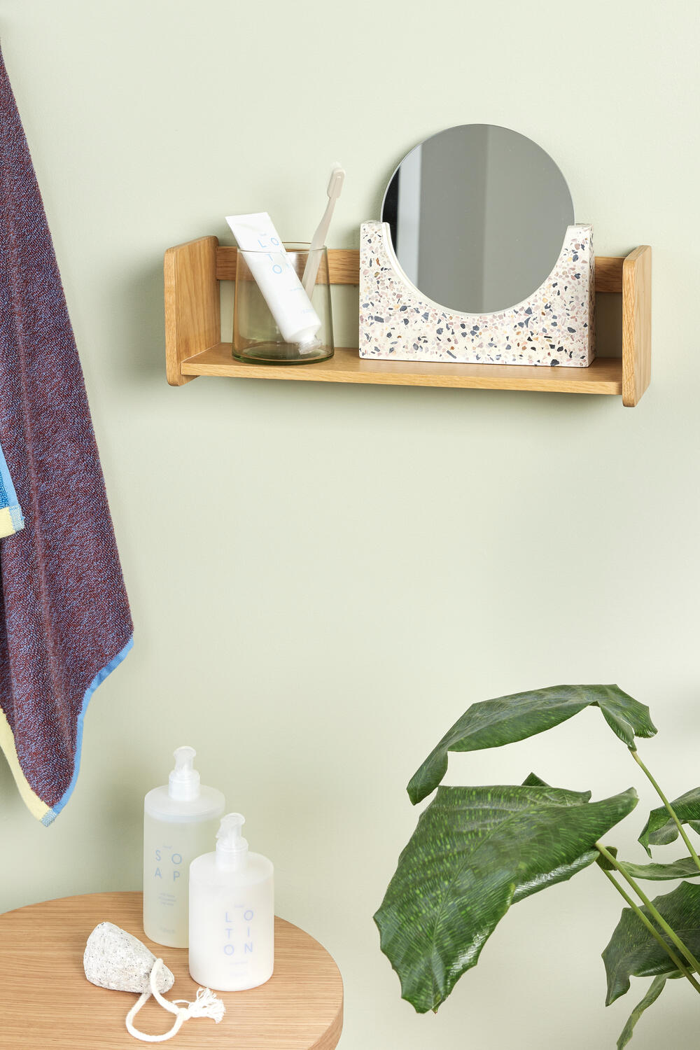 Nomad hylde, Natur - L40 cm